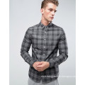 Loose Denim Check Shirt